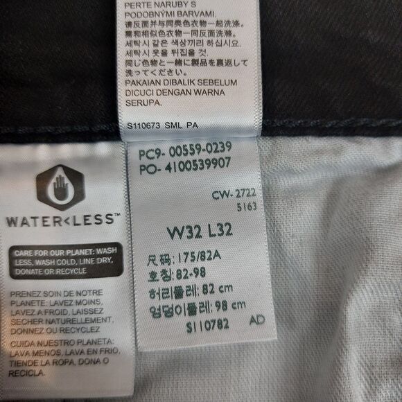 Levis 559 Jeans Mens 32x32(Fit 33x31.5) Straight Leg Relaxed Fit Stretch Denim - Picture 4 of 9